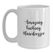 Funny Hairdresser Gifts for Men from Friends, Unique White Coffee Mugs, Amazing F--king Hairdresser Quote, Perfect Graduation Unique Gifts for Women, Hairdresser Enthusiasts - Main