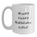 Funny Maintenance Worker Gifts from Friends - White Coffee Mug for Graduation Unique Gifts - 'Amazing F--king Maintenance Worker' Quote - Main