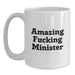 Funny Minister Quotes White Coffee Mugs Gifts from Friends for Graduation Unique - Main