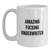 Funny Underwriter Gifts for Graduation, White Coffee Mug with Amazing Quote, Gifts from Friends to Underwriter - Main