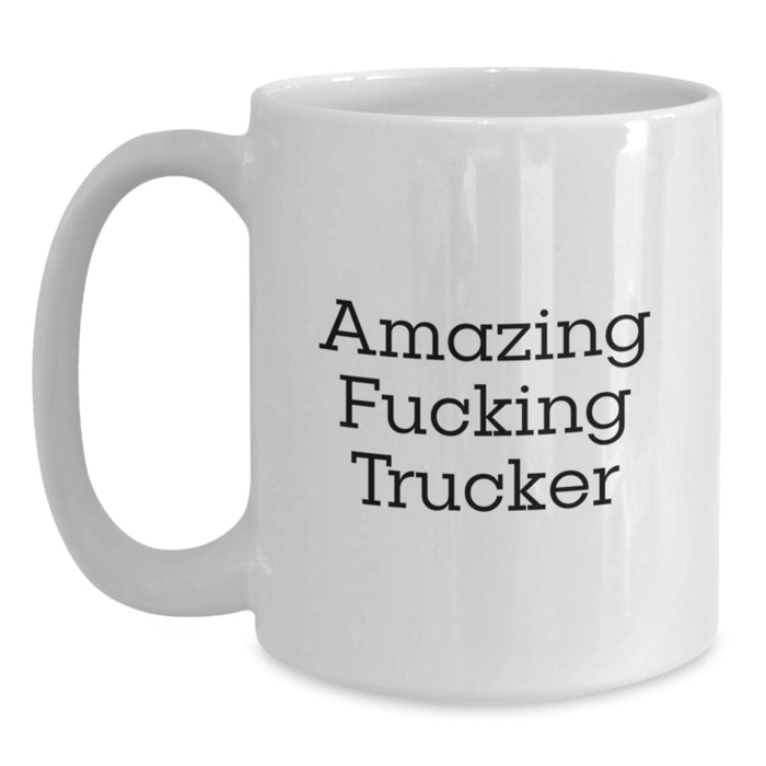Funny Trucker Gifts from Men for Trucker Coffee Lover Friends Unique Graduation Unique Gifts - Main