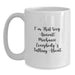 Funny Aircraft Mechanic Gifts for Him - Gifts from Friends for the Aircraft Mechanic Who Says I'm That Sexy Everybody's Talking About - White Coffee Mug - Main
