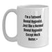 Funny Quote Gifts for Dental Hygienists, Unique White Coffee Mug from Friends for a Special Christmas - Main
