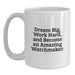 Funny Watchmaker Gifts from Friends to Family - White Coffee Mug - Dream Big, Work Hard, Become an Amazing Watchmaker, Christmas Unique Presents - Main