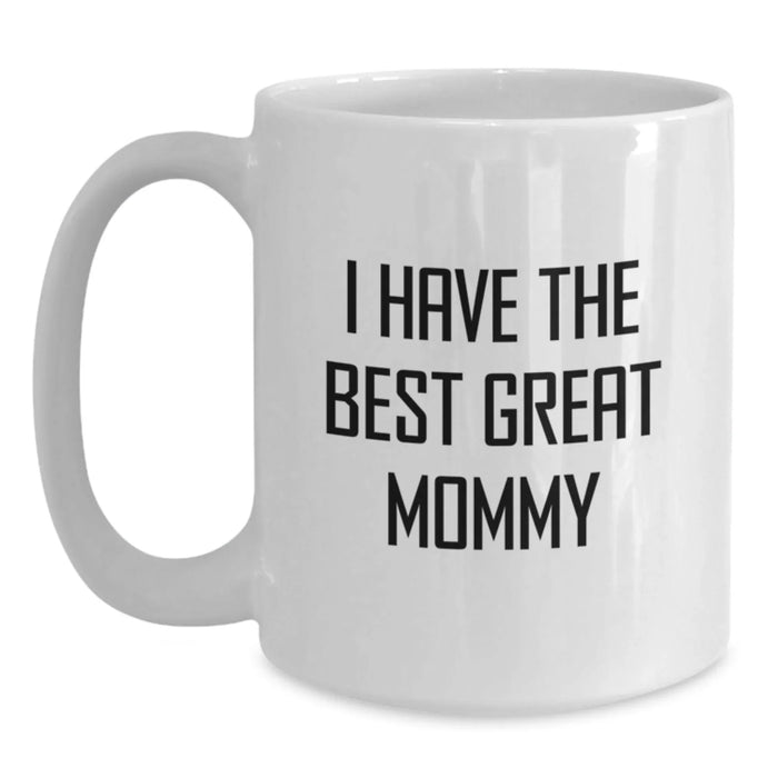 Funny Mommy Gifts from Women, Unique White Coffee Mugs for Mommy, Christmas Unique Gifts - Main
