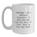 Funny Executive Coffee Mug Gifts from Friends, Family, or Coworkers for Graduation, Unique Executive Humor - Main