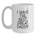 Funny Daddy Gifts, I Have The Best Great Daddy White Coffee Mug, Birthday Unique Gifts from Family to Daddy - Main