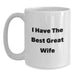 Funny Wife Gift, Great White Coffee Mug for Her, Christmas Unique Gifts from Husband to Wife - Main