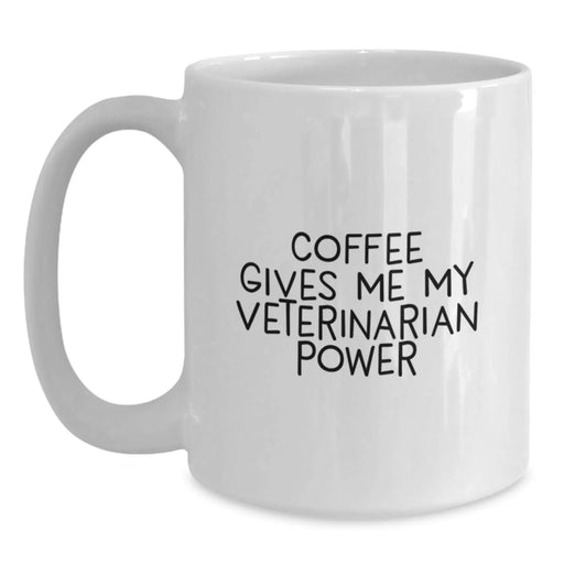 Funny Veterinarian White Coffee Mug Gifts for Men and Women from Friends and Family this Christmas - Main