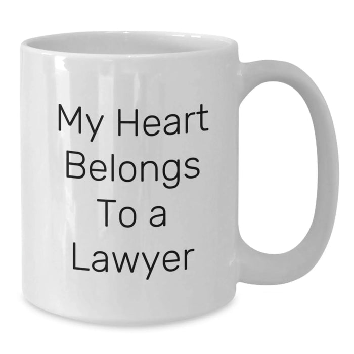Funny Lawyer Quotes Gifts from Friends to Lawyer Men Birthday Unique Gifts White Coffee Mug - Additional
