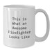 Gifts from Friends and Family to Awesome Firefighters, Funny White Coffee Mugs for Birthday Unique Gifts, Firefighter Gifts with Inspirational Quote, 11oz and 15oz White Ceramic Mugs - Additional