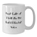 Funny Band Director Gifts from Friends for Valentine's Unique White Coffee Mugs, 'Keep Calm Or I Will Use My Band Director Voice' - Additional