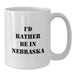Nebraska White Coffee Mug Gifts For Men Women Friends Family Christmas Unique - Additional