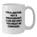 Funny Lawyer White Coffee Mug Gifts for Lawyer Friends Family Christmas Unique Presents from Friends - Additional