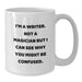 Funny Writer Gifts for Birthday, I'm A Writer. Not A Magician But I Can See Why You Might Be Confused. White Coffee Mug, Gifts from Friends for Writer - Additional