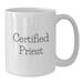 Funny Quotes Gifts for Priests from Men, Unique White Coffee Mugs for Graduation, Inspirational Messages - Additional