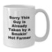Funny Farmer Gifts, White Coffee Mug, Birthday Unique Presents for the Smokin' Hot Farmer - Additional