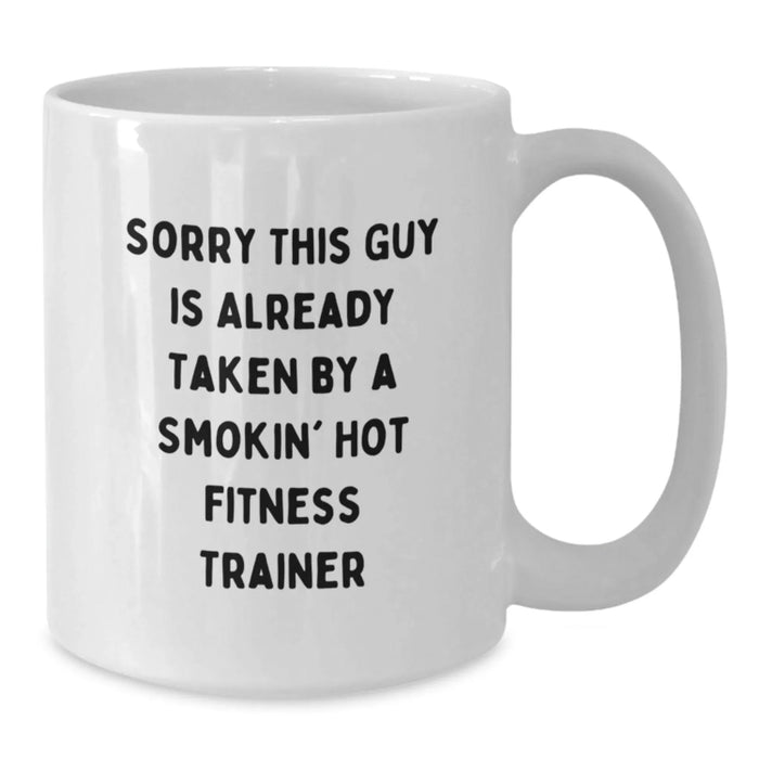 Funny Fitness Trainer Gifts from Friends White Coffee Mug for Birthday - Additional