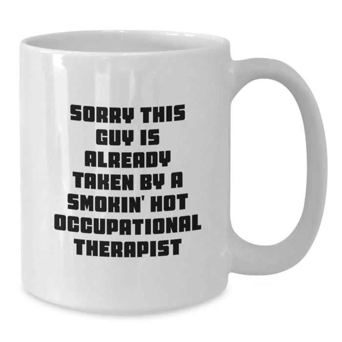 Funny Occupational Therapist White Coffee Mug Gifts from Friends to Men and Women on Christmas Unique - Additional