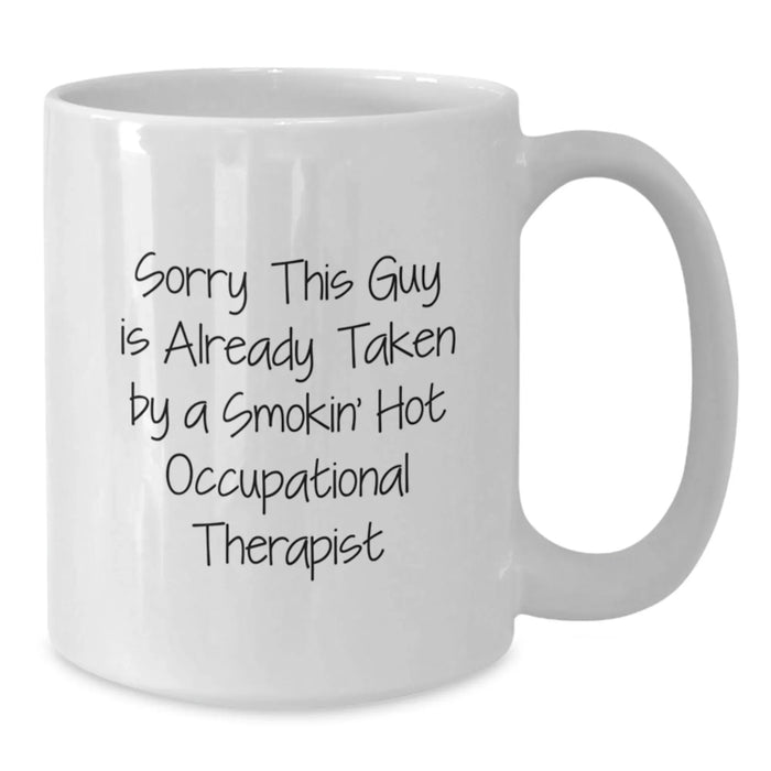 Funny Occupational Therapist Gifts from Friends for Valentine's Unique White Coffee Mugs - Additional