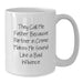 Funny Father White Coffee Mug Gifts from Family for Him, Perfect for Christmas Unique Presents Men - Additional