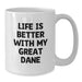 Funny Great Dane Dog Quotes Birthday Unique Gifts for Friends from Men Women Family - Additional