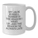 Funny Jack Russell Terrier Dog White Coffee Mugs Gifts from Men to Jack Russell Terrier Dog Lovers on Valentine's - Additional