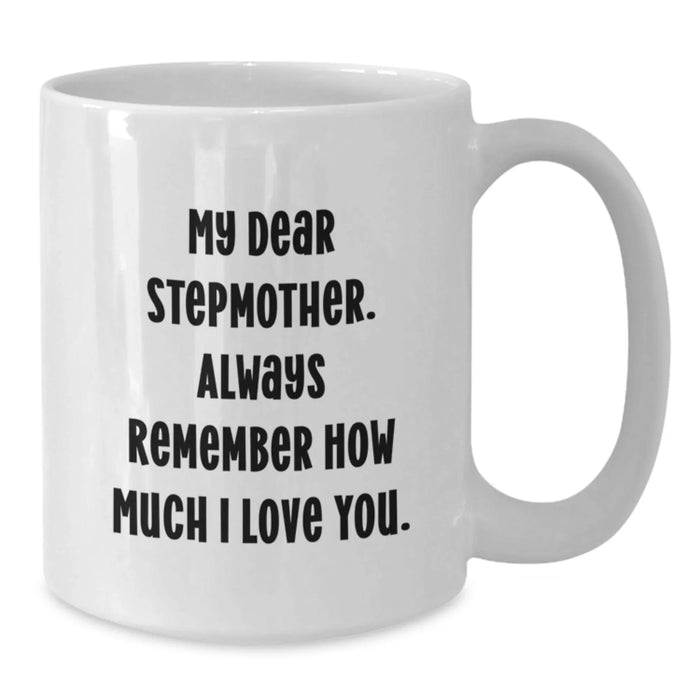 Funny Stepmother Quotes White Coffee Mugs Gifts from Family for Stepmother Christmas Unique Gifts - Additional