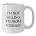 Funny White Coffee Mugs from Missouri, Perfect Valentine's Gifts for Men from Friends - Additional