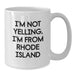 Funny White Coffee Mugs Gifts from Rhode Island Lovers for Friends and Family - Additional