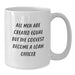 Funny Loan Officer Gifts from Men for Christmas Unique Mugs - All Men Are Created Equal But The Coolest Become A Loan Officer - Additional