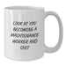 Funny Maintenance Worker Gifts for Men - White Coffee Mug, Gifts from Friends and Family for Christmas, Becoming Maintenance Worker Quote - Additional