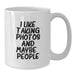 Funny Taking Photos White Coffee Mugs Gifts from Friends for Taking Photos Enthusiasts on Christmas Morning - Additional