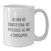 Funny Sonographer Gifts from Men to Sonographer Friends - White Coffee Mug - Christmas Unique Ideas for Sonographer Lovers - Additional