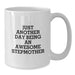 Funny Stepmother White Coffee Mug Gifts from Men, Women, Friends, or Family to Stepmother on Christmas with Inspirational Quote - Additional