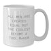 Funny Tool Maker Gifts for Men, White Coffee Mug with Inspirational Quote, Graduation Unique Gifts from Family, Tool Maker Humor, 11oz or 15oz Capacity - Additional
