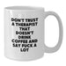 Funny Therapist Gifts from Friends to Therapist, Christmas Unique Gifts for Men, White Coffee Mug for Therapist - Additional