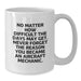 Funny Aircraft Mechanic Gifts from Men to Women Valentine's Unique Mugs for Mechanic Friends and Family with Inspirational Quote - Additional