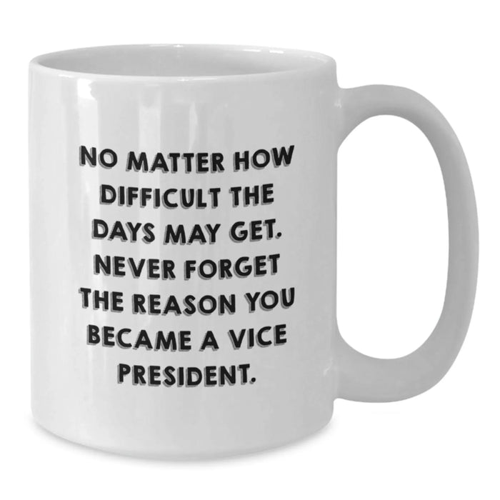 Funny Vice President Inspirational Coffee Mug Gifts for Men from Friends - Additional