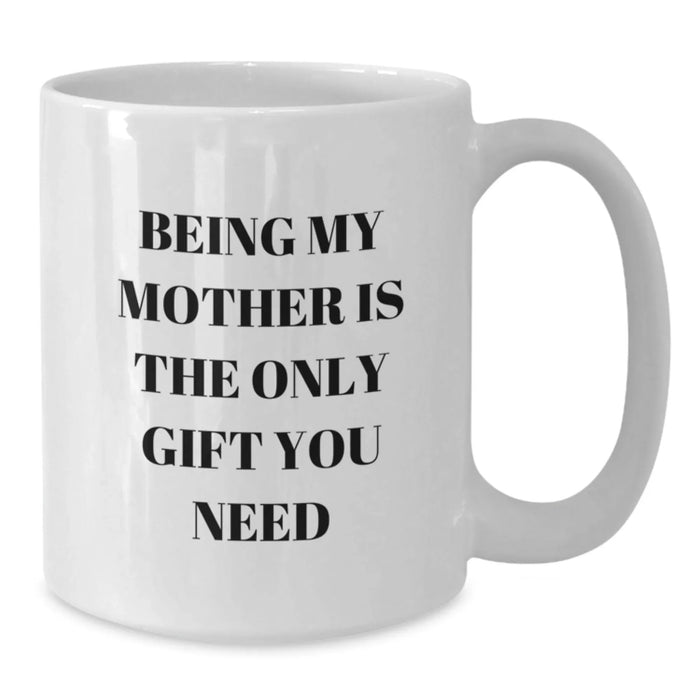 Funny White Coffee Mugs for Mom Gifts from Friends or Family on Birthday Unique Gift - Additional