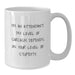 Sarcastic Attendant Christmas Unique Gifts from Friends, Unique White Coffee Mug, I'm An Attendant, Funny Quote - Additional