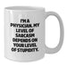 Funny Physician Gifts White Coffee Mugs for Doctor from Family Friends Coworkers 11oz 15oz Ceramic Microwave Safe - Additional