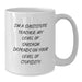 Funny Substitute Teacher Gifts for Her, 'I'm A Substitute Teacher' Humorous White Coffee Mug, Perfect Mother's Day Unique Gifts from Family, Friends to Coworkers - Additional