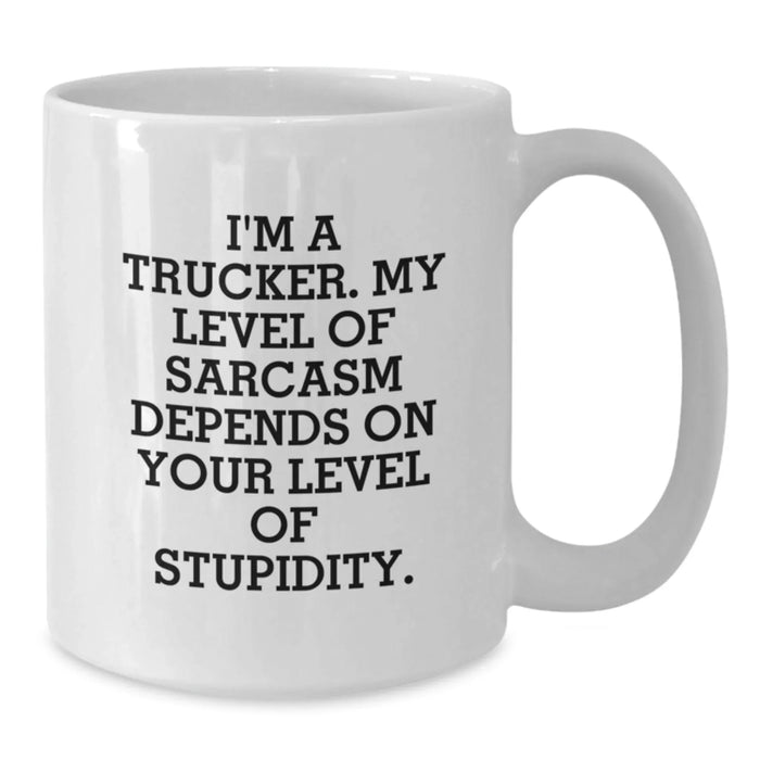 Funny Trucker Coffee Mug Gifts from Men to Trucker Friends and Family - Additional