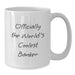 Funny Banker Gifts from Friends for Men Officially The World's Coolest Banker Birthday Unique - Additional
