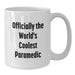 Funny Rescue Worker Gifts for Men - Officially The World's Coolest Rescue Worker White Coffee Mug, Perfect Birthday Present from Friends to Family - Additional