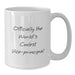 Funny Vice-principal White Coffee Mug Gifts from Friends for Valentine's - Officially The World's Coolest Vice-principal Quote - Additional
