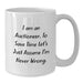 Funny Auctioneer Gifts for Birthday Unique White Coffee Mug from Friends to Men - Additional
