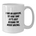 Auditor Humor Funny White Coffee Mug Gifts from Family for Dad on Father's Day, Perfect for Auditor Friends and Colleagues, White 11oz or 15oz Ceramic Mug - Additional