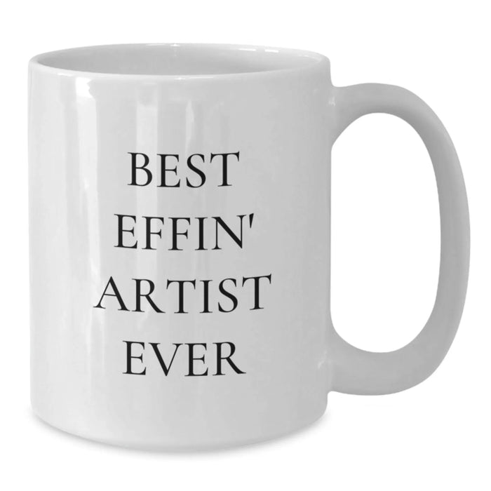 Funny Artist White Coffee Mug Gifts from Friends to Artist on Birthday - Additional
